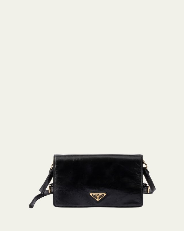 Flap Soft Leather Shoulder Bag